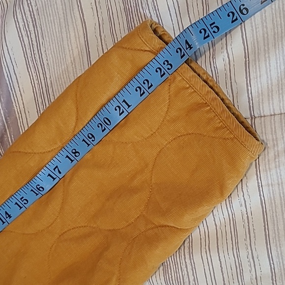 Universal Thread Mustard Yellow Cotton Quilted Lightweight Corduroy Jacket L - Picture 15 of 15